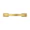 Hickory Hardware Dover Collection Pull 3-3/4 Inch 96mm Center to Center Brushed Golden Brass Finish H078771BGB - alternate 5